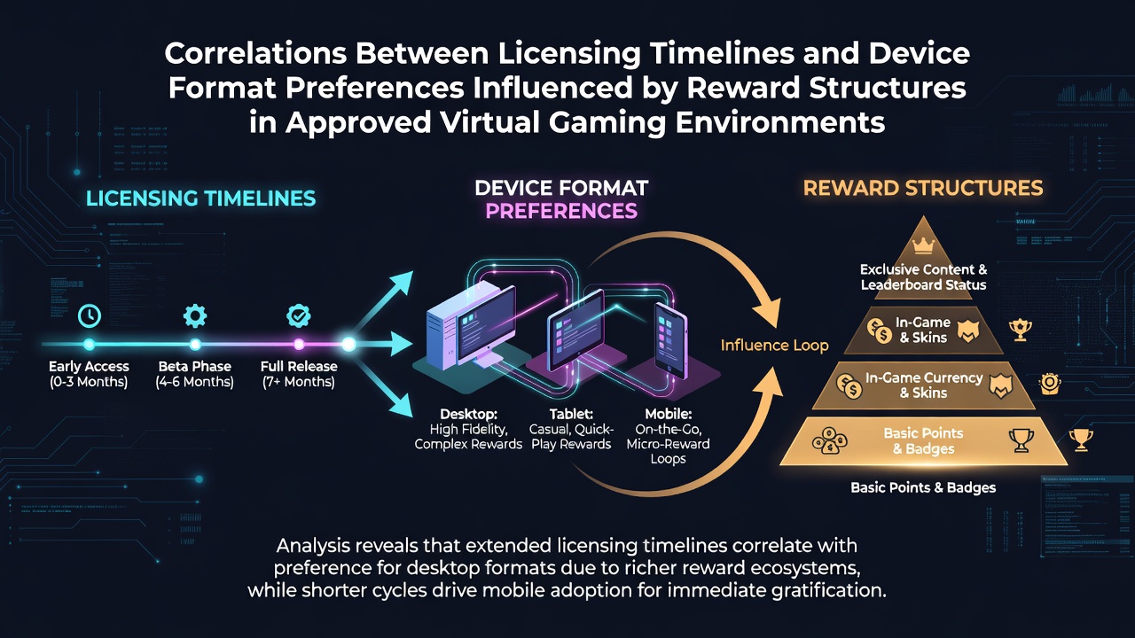 Overview of licensing timelines and device preferences in regulated virtual gaming environments