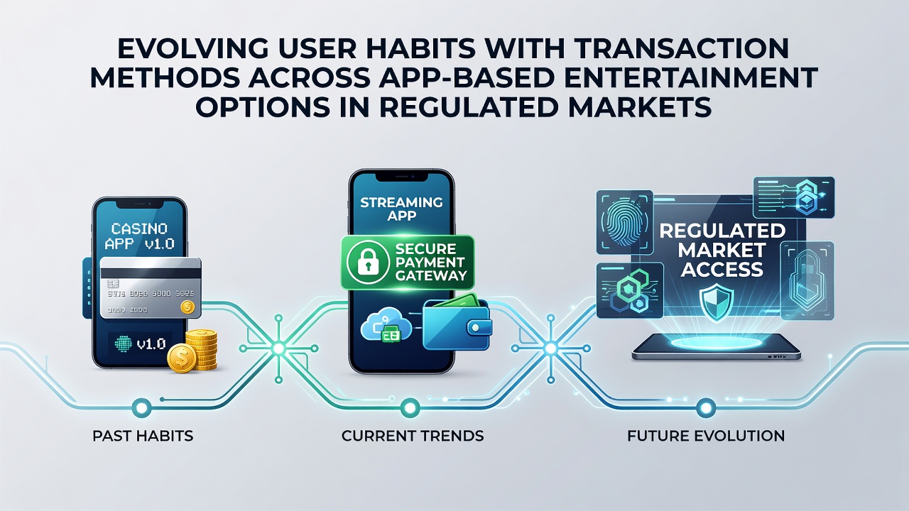 Mobile app interface showing various payment options for entertainment services in a regulated market