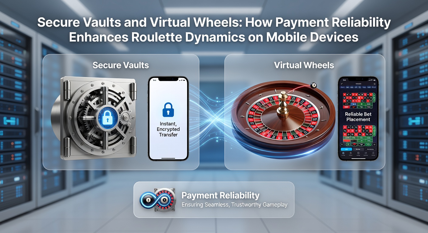Mobile roulette gameplay showing secure transaction flow and virtual wheel interface
